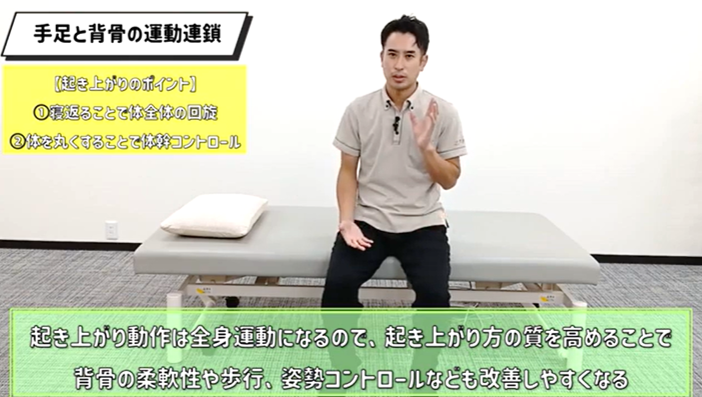 起き上がり動作